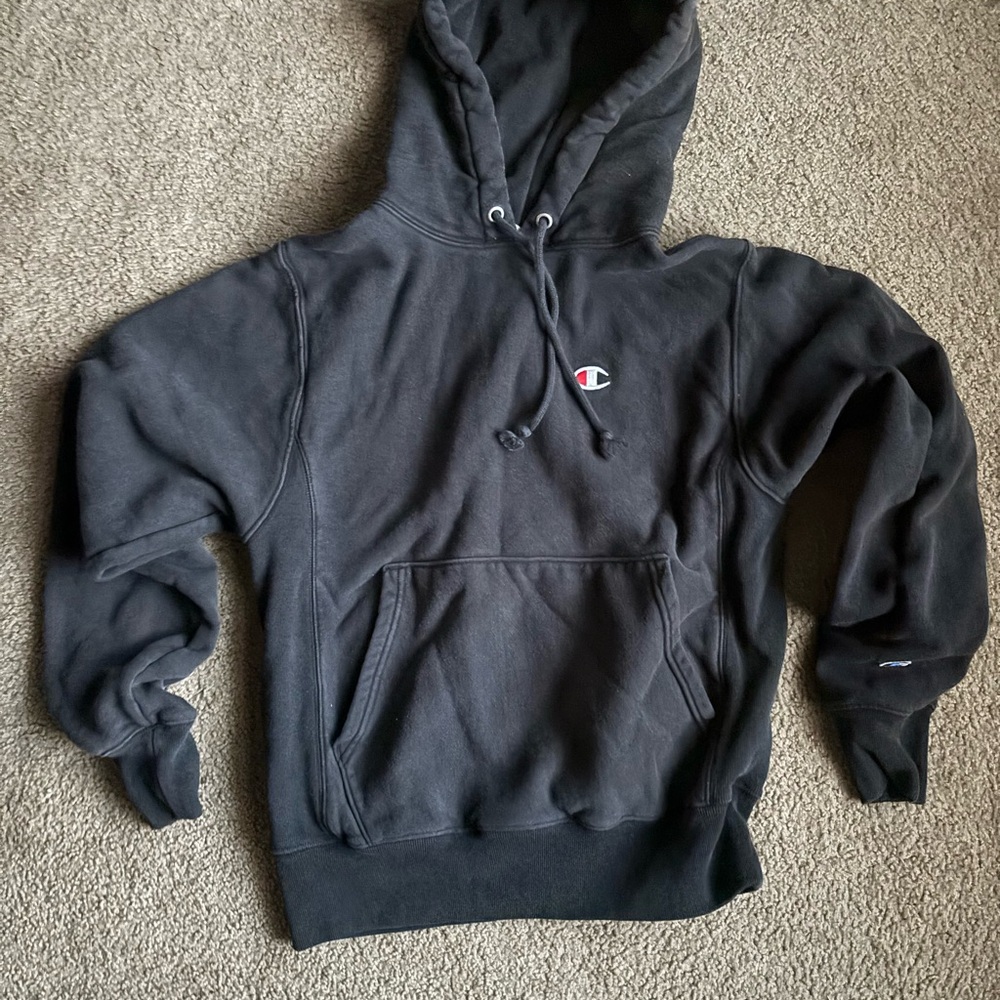 Champion Men's Dark Gray Hoodie